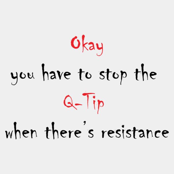 you have to stop the Q-tip Thumbnail