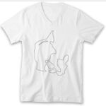 Men's V-Neck Tshirt Thumbnail